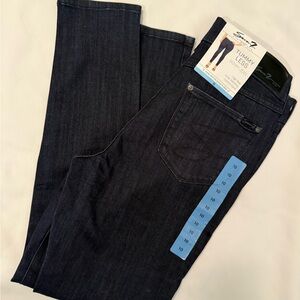 Seven7 Dark Wash Tummy Less Skinny Jeans